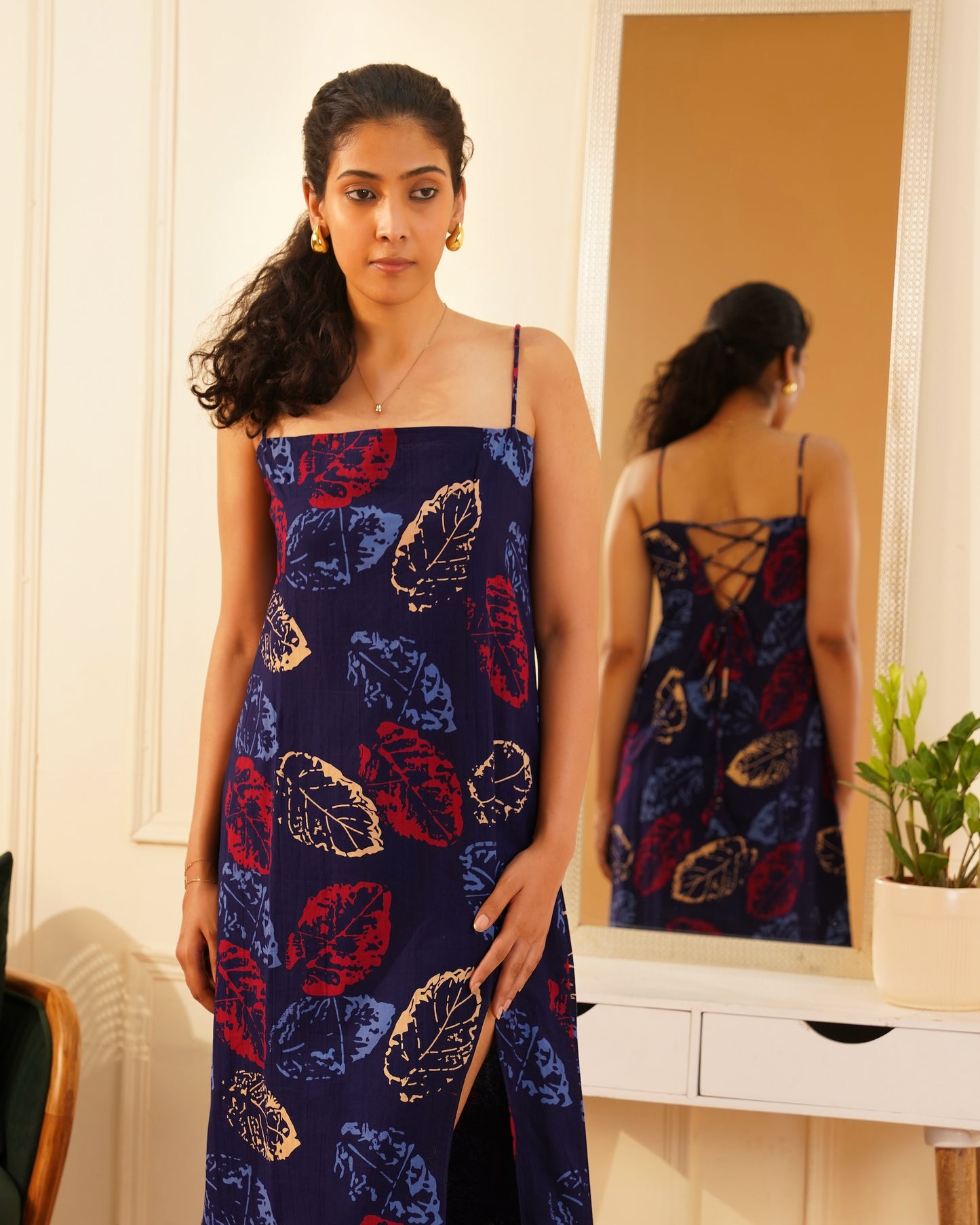 Aayesha Corset Maxi Dress – Lifestyle Shot | IndiZari