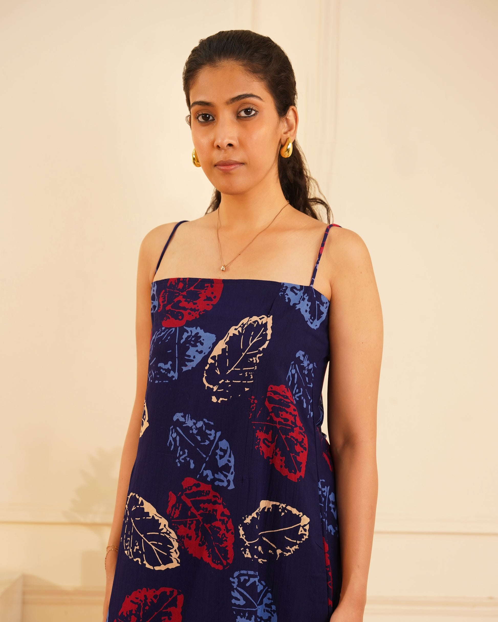 Aayesha Pure Cotton Maxi Dress – Fabric & Print Close-up