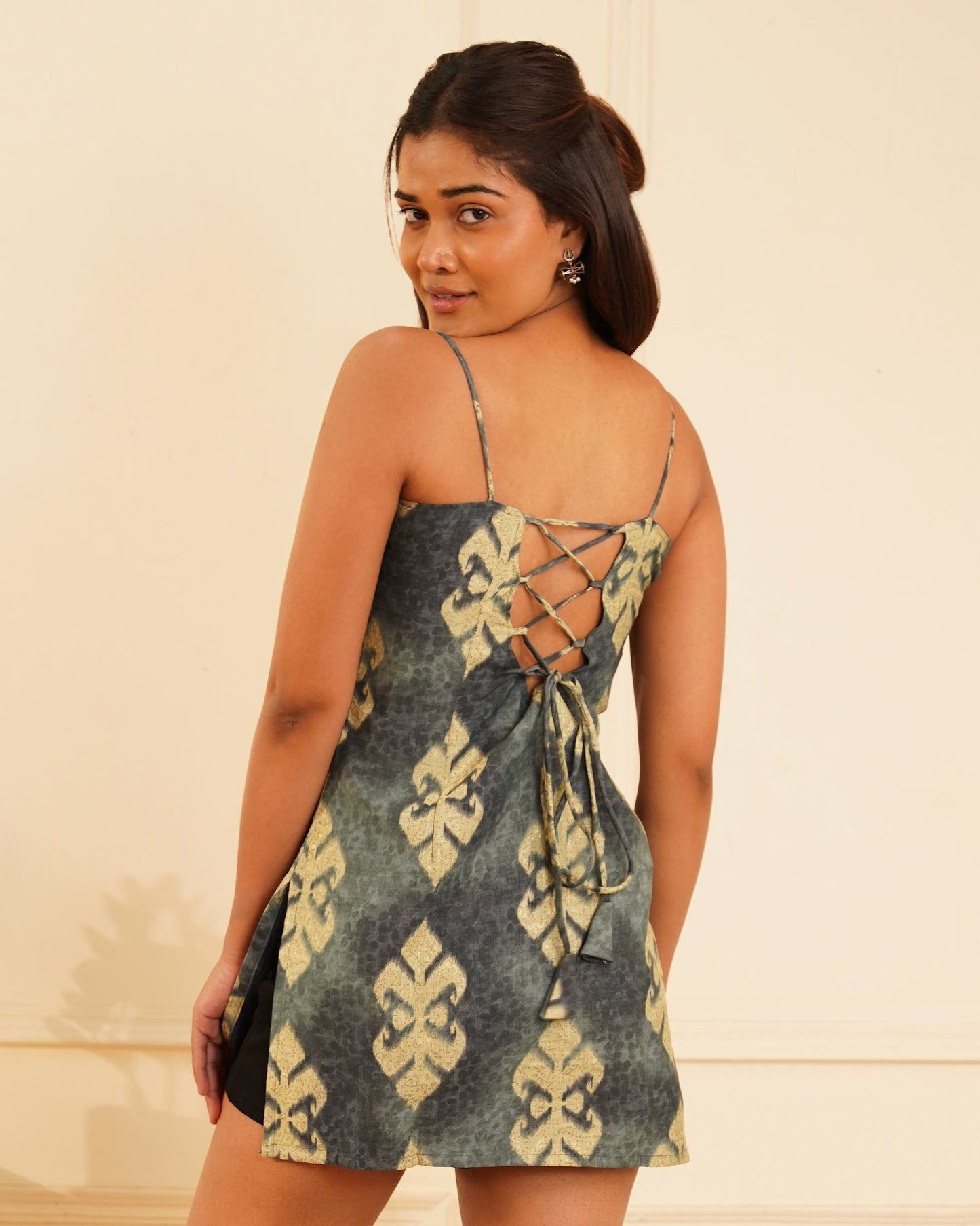 Muskan Short Corset Dress – Side View