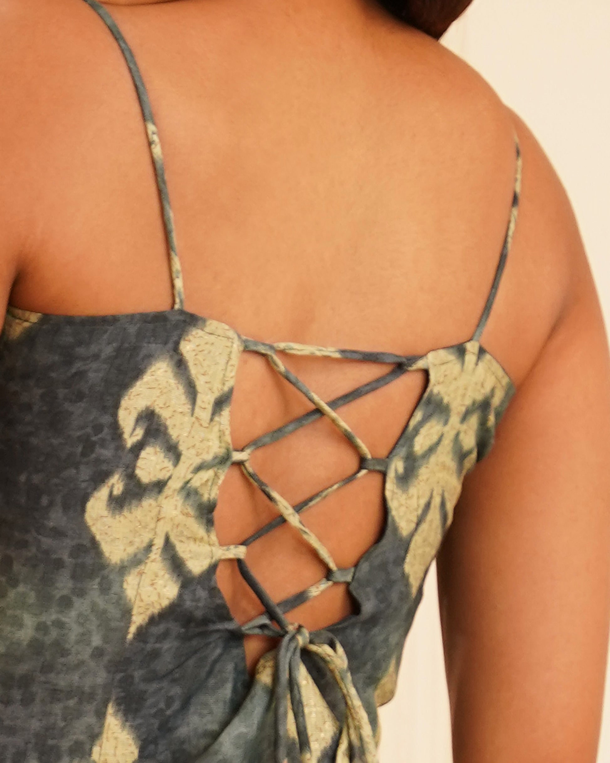Muskan Corset Short Dress – Lifestyle Shot | IndiZari