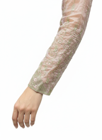 Pakistani Glass Organza Suit with Dupatta Work – Thread & Zarkan Embroidery