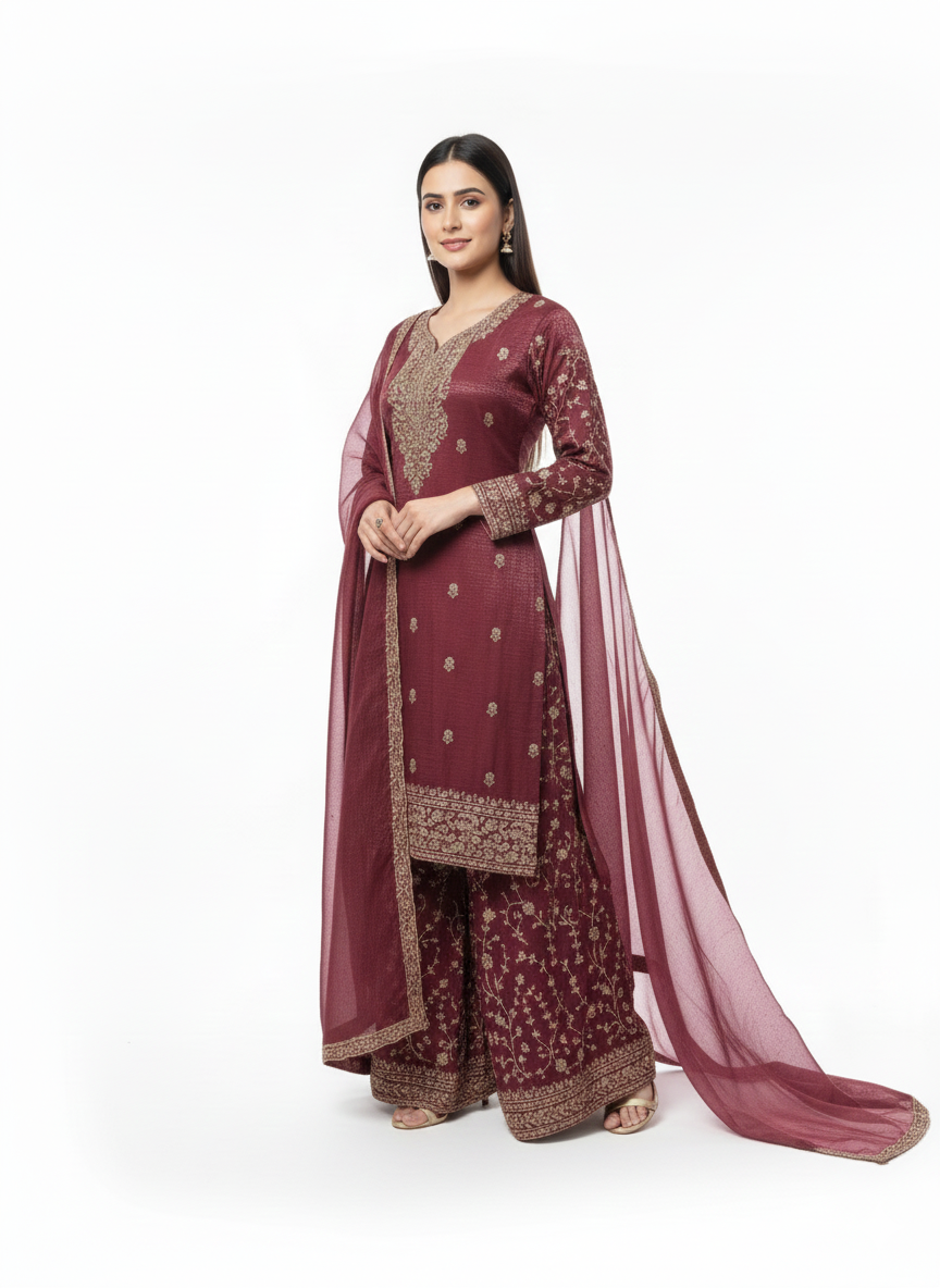 Festive wear readymade sharara suit for weddings and functions