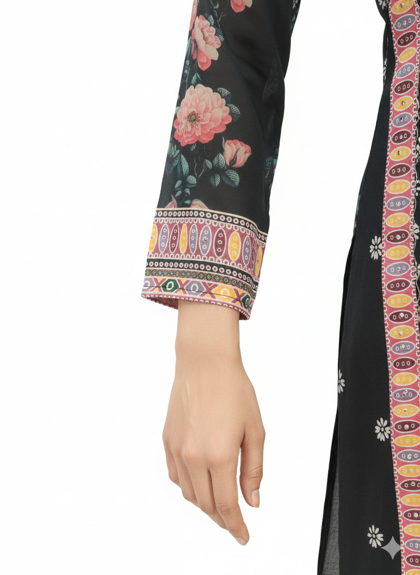 Soft breathable rayon fabric suit with graceful drape