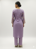 In-House Special – Mausam Organza Semi-Stitched Suit with Chiffon Dupatta, Fancy Zari & Zarkan Work