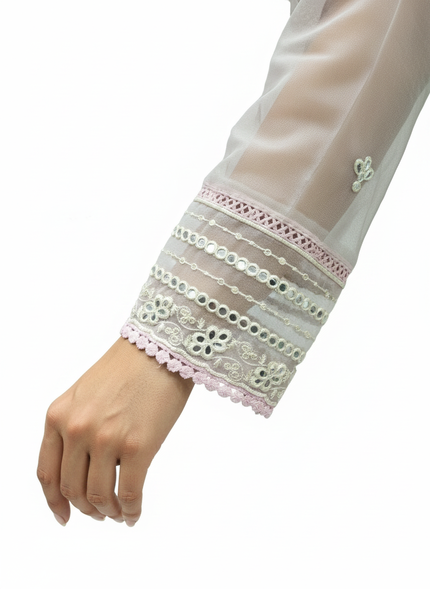 Premium Stitched Pakistani-Inspired Suit with Handcrafted Zari Work