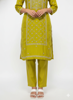 Ladies suits online India handcrafted organza unstitched suit