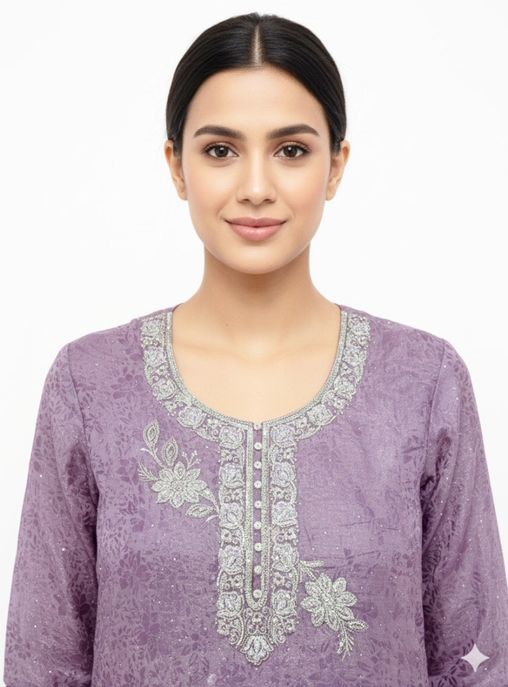 Urban Diva- Fancy Unstitched Suit With Pure Bottom in Korean Fendy silk Fabric with Digital Print Dupatta