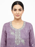 Urban Diva- Fancy Unstitched Suit With Pure Bottom in Korean Fendy silk Fabric with Digital Print Dupatta