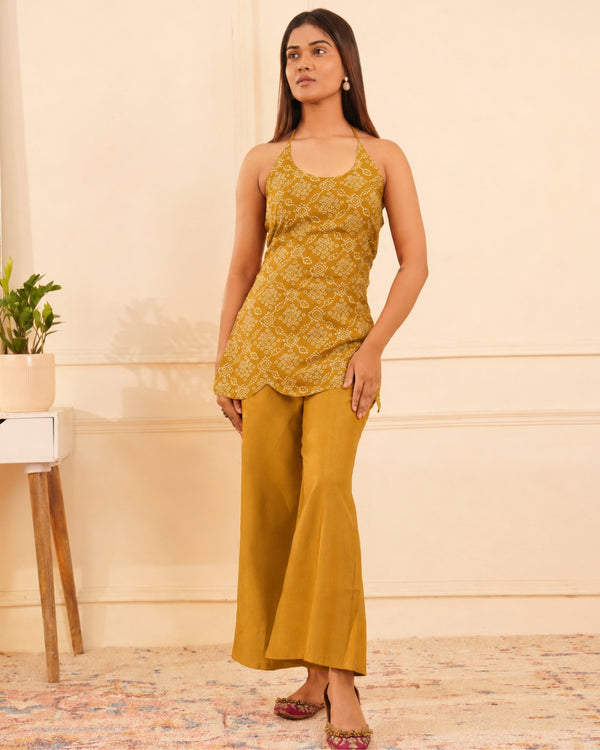 Mouni – Bandhani Print 3-Piece Dual Wear Set