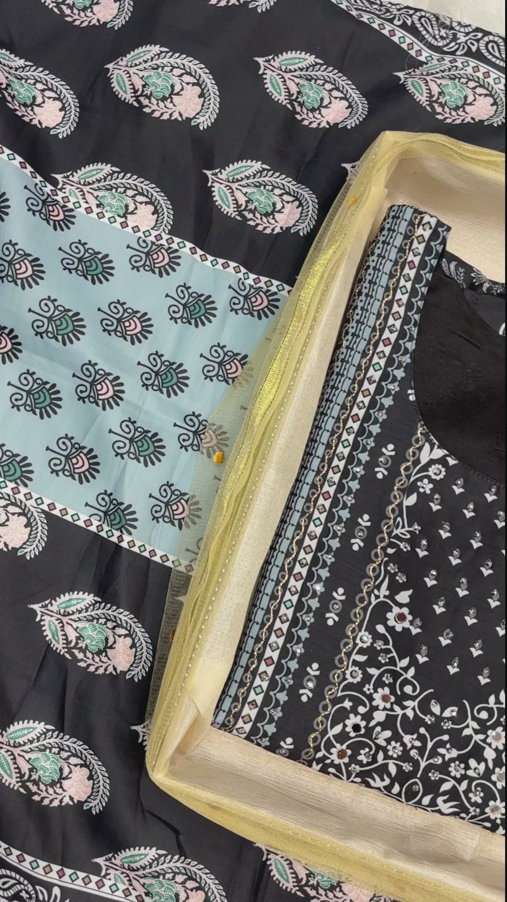 Midnight Readymade Muslin Printed & Pant Rayon Suit