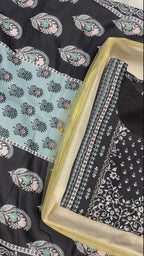 Midnight Readymade Muslin Printed & Pant Rayon Suit